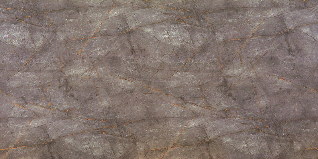 Gold Veined Marble Full Worktop View